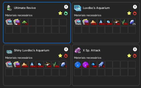 Rota de Coleta — Kanto/Johto